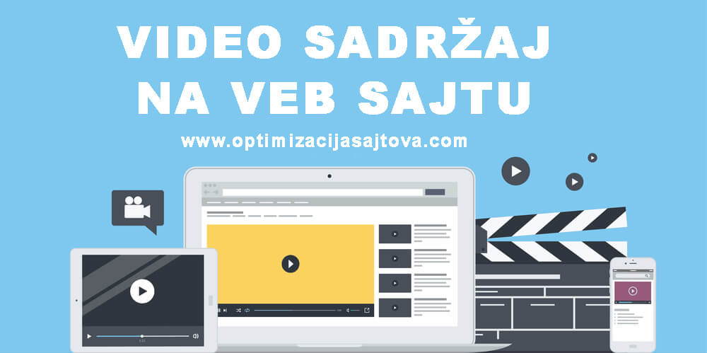 video sadržaj na sajtu