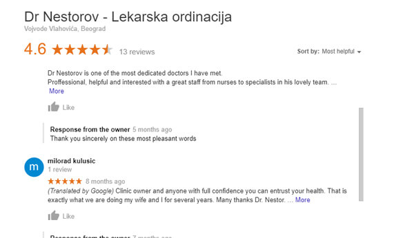 optimizacija sajta za lekrasku ordinaciju